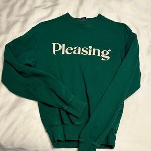 Pleasing Green Sweatshirt